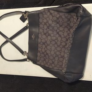 Coach fabric/ leather